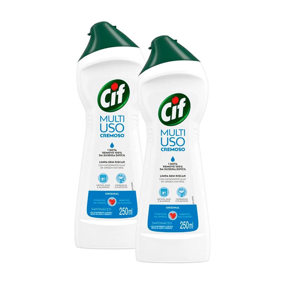 Kit com 2 CIF Cremoso Original 250ml