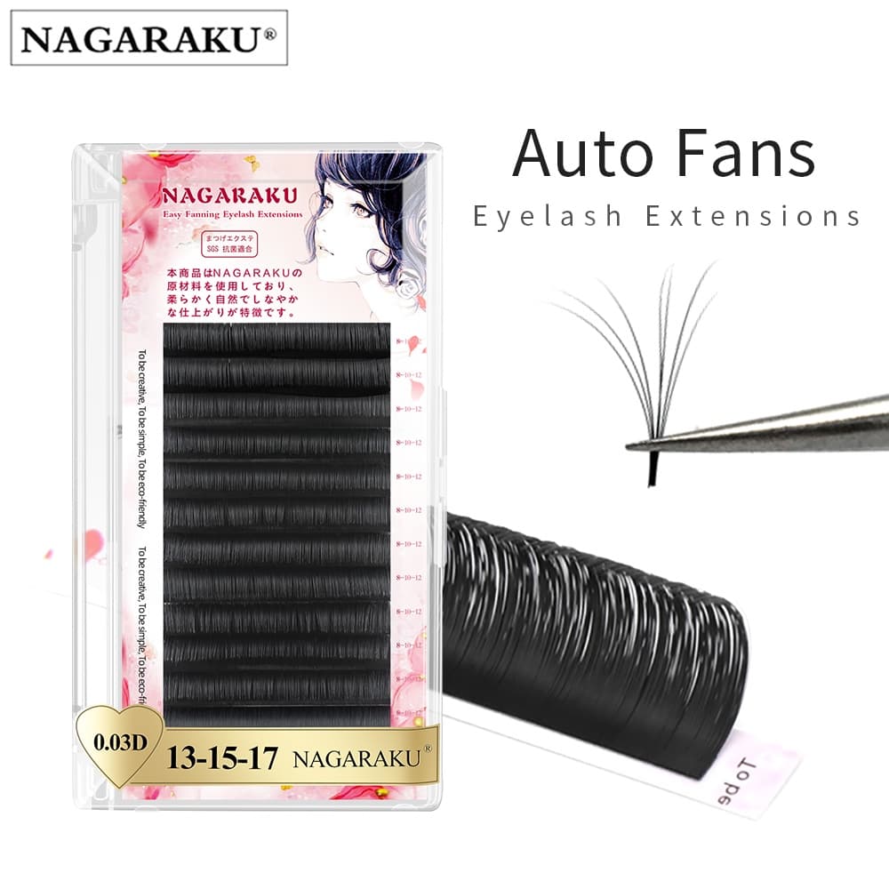 NAGARAKU Extensões De Cílios bloom Com Efeito De volume/Postiços/Fácil De Opeação 1 Segunda Floreação