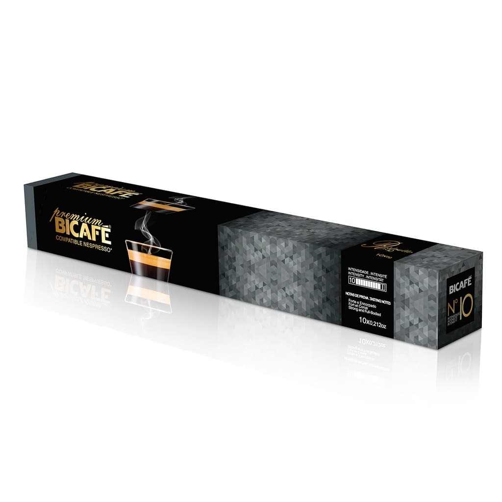 Cápsula Café Premium Ristretto 10 Cápsulas Bicafé Compatível Nespresso Intensidade 10