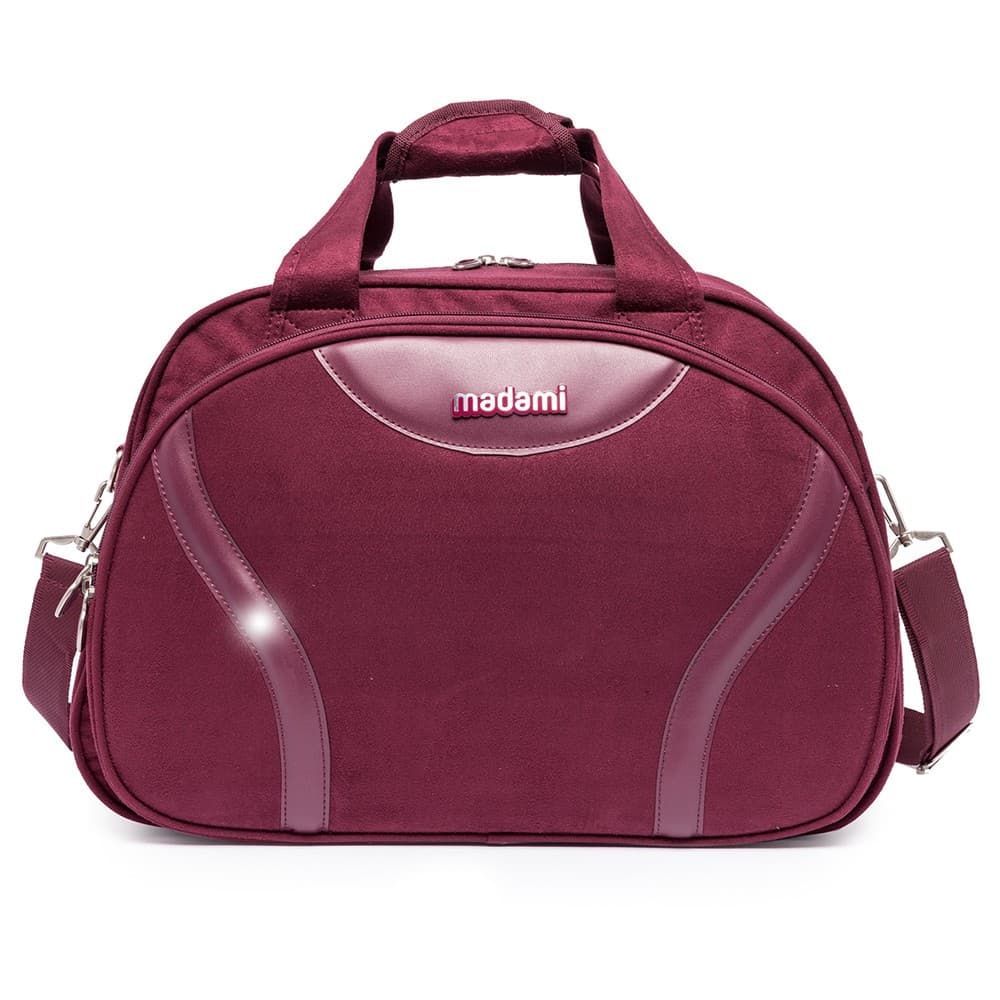 Bolsa Mala Feminina Camurça Espaçosa Bordo Viagem Madami Original