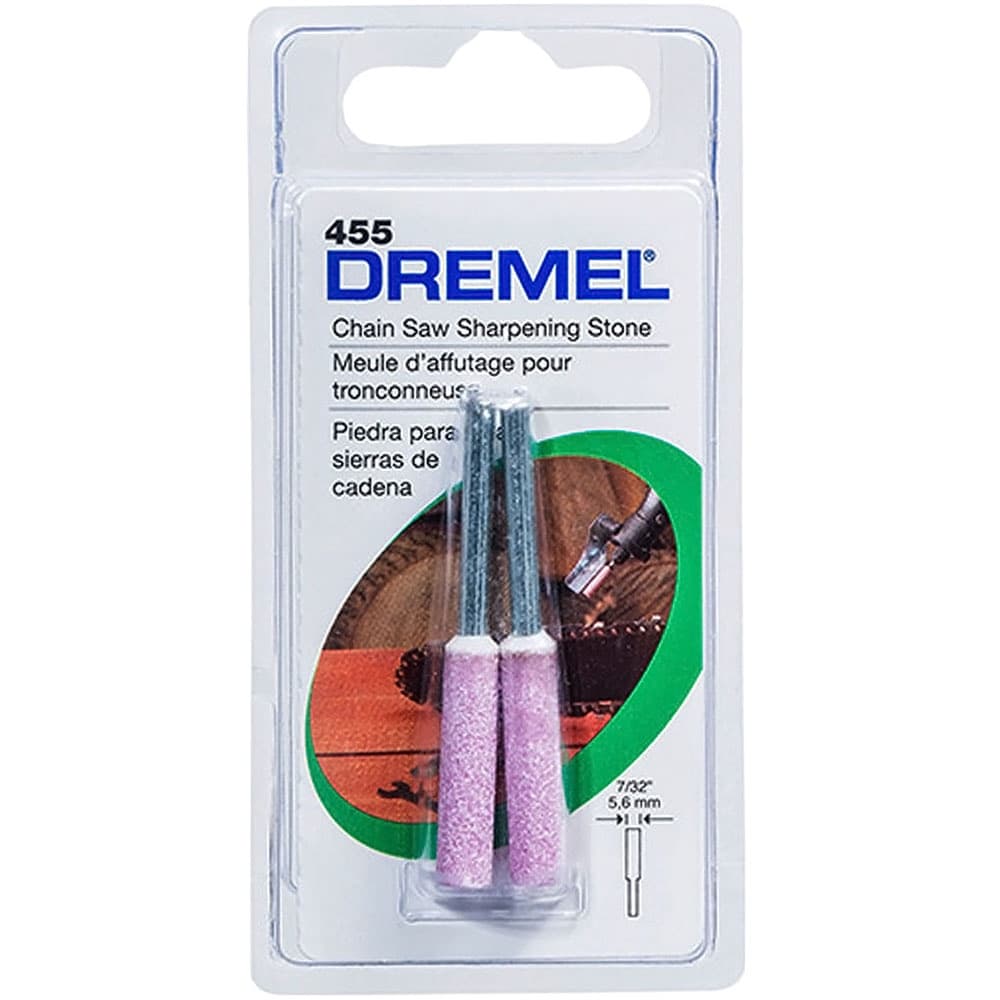 Pedra de Afiar Serras de Corrente 5,6mm Dremel 455 com 2 Peças