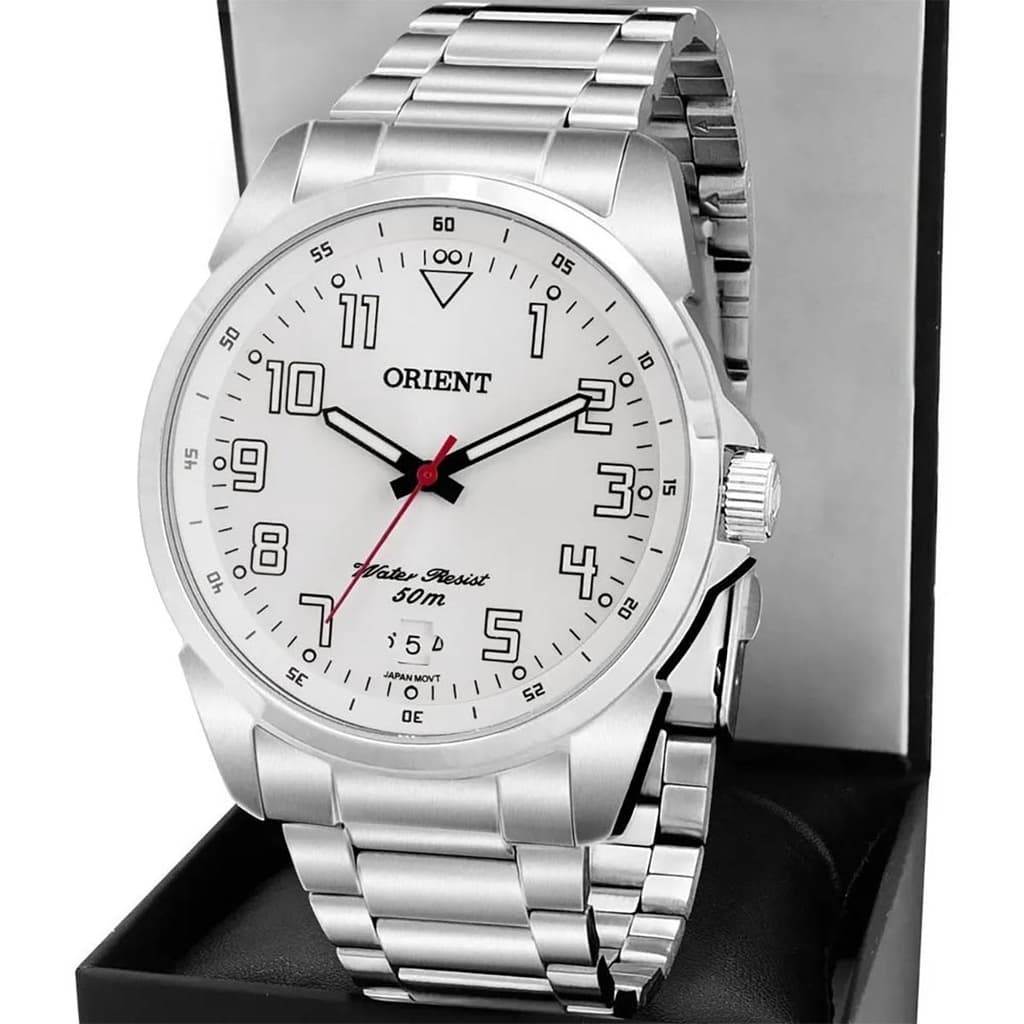 Relógio Orient Masculino Barato Fundo Branco Original