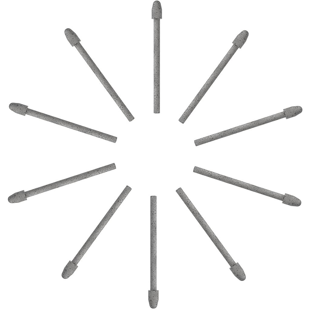 HUIONUpgraded Replacement Felt Nibs PN05F10 Pack Compatível com Pen Stylus PW517 Tablets de Desenho KD200, Kamvas 12/13