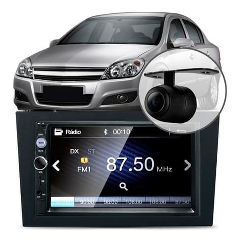 Central Multimídia Mp5 Vectra 2006 Câmera Bluetooth Espelham