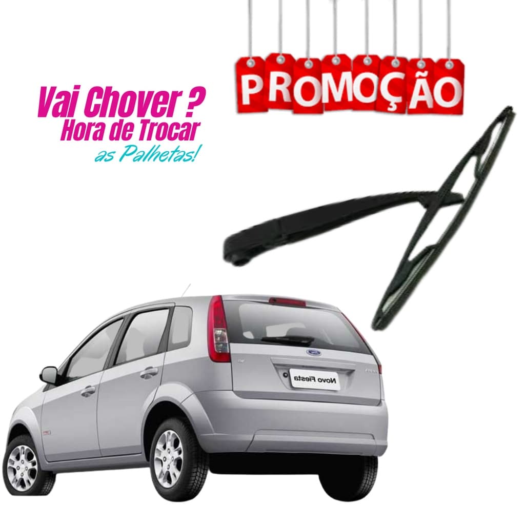 Braço Limpador Traseiro Com Palheta Ford Fiesta Ecosport 2006 2007 2008 2009 2010 2011 2012 2013