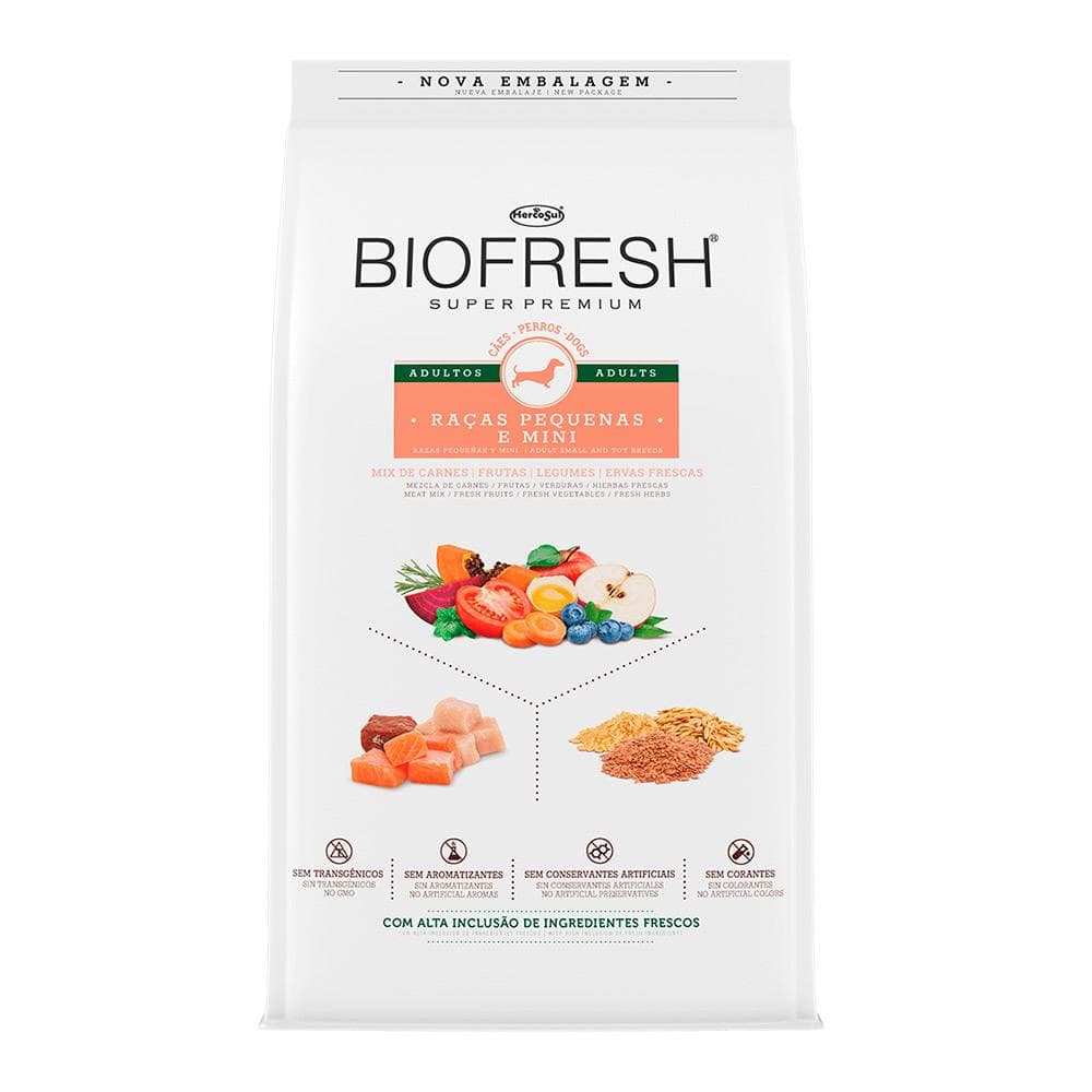 Racao Caes Biofresh Adultos Raças Pequenas E Mini 10,1kg