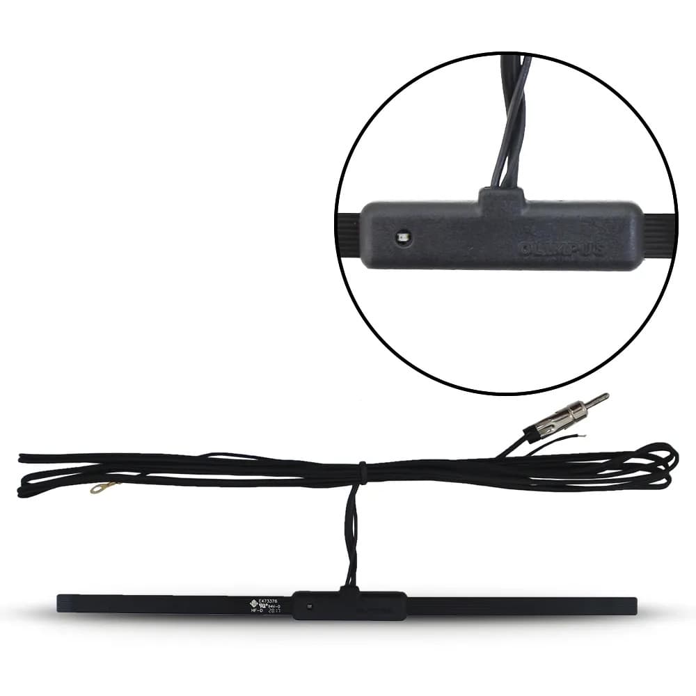 Antena Interna Para-Brisa FM AM Olimpus Automotivo