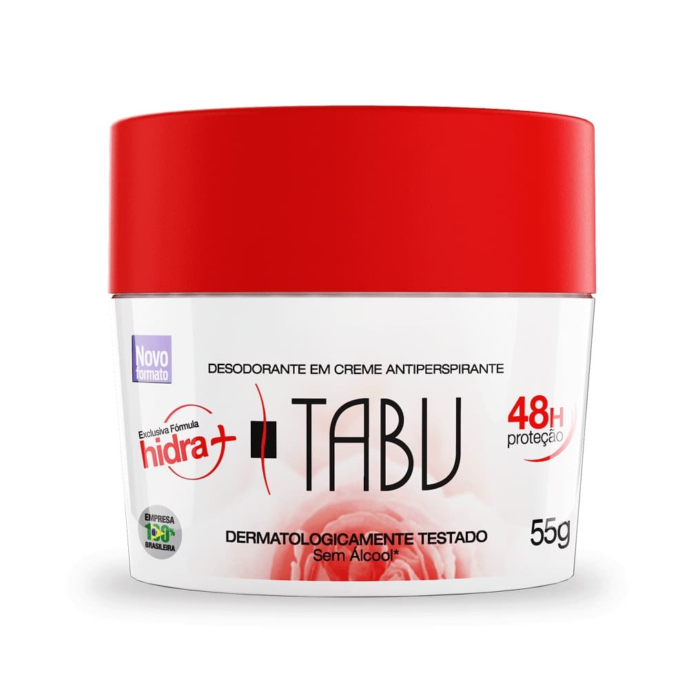 Desodorante Creme Antitranspirante Tabu 55G