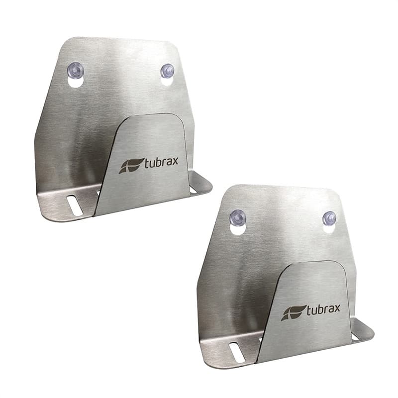 Porta Esponja Bucha Cozinha Aço Inox 304 - Tubrax - C/ 2 UNIDADES