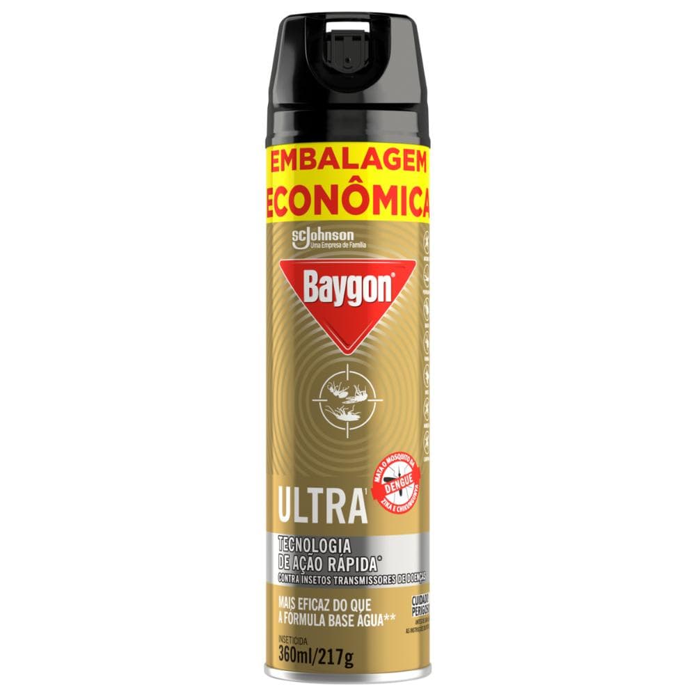 Inseticida Aerossol Baygon Ultra 360ml