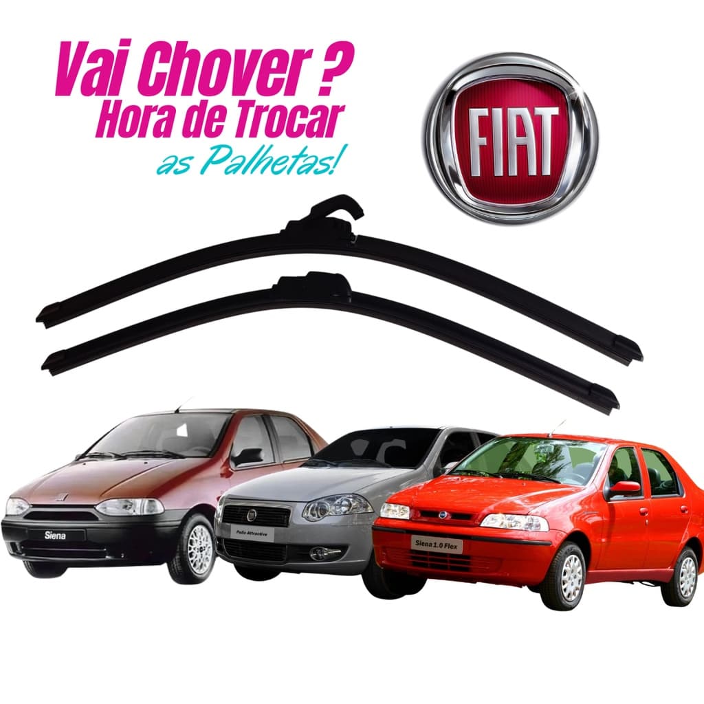 Par Palheta Limpador Parabrisa FIAT Siena 2010 2011 2012 2013 2014 2015 2016 PROMOÇÃO SHOPEE