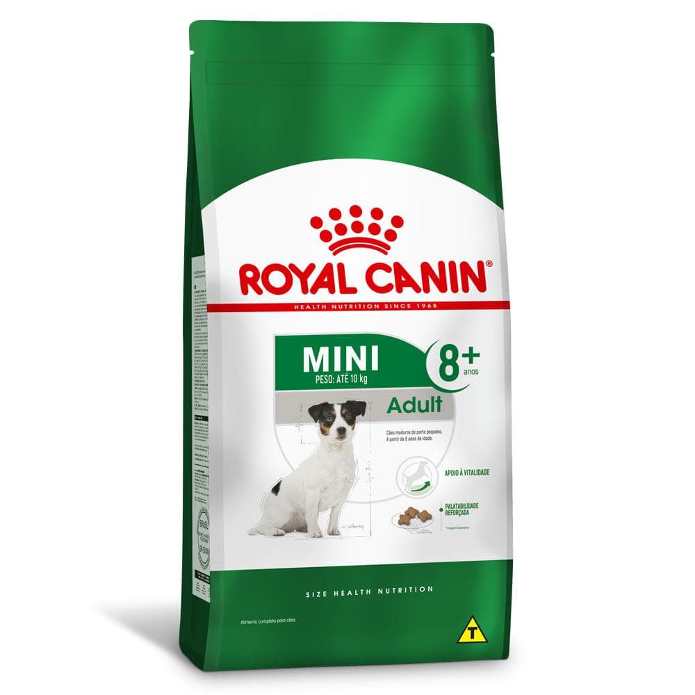 Ração Royal Canin Mini Adult 8+ Cães Adultos Porte Pequeno 7,5kg