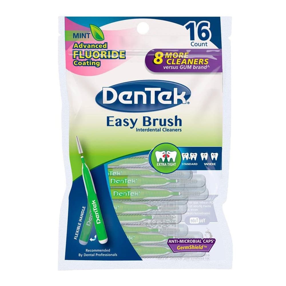 Escova Interdental Dentek Easy Brush Fino com 16 unidades