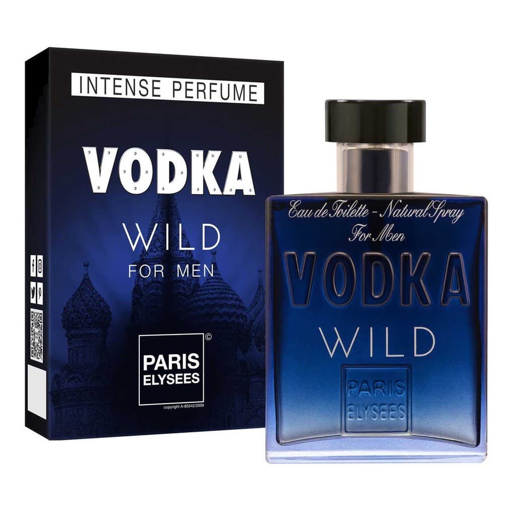 Perfume Vodka Wild Paris Elysees 100ml Paris Elysees ORIGINAL Masculino Perfume