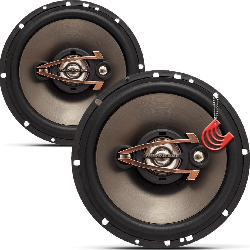 Kit Falantes 6 polegadas 160w Portas  Som Automotivo Medios Bocas Quadriaxial Hurricane Platino QR6