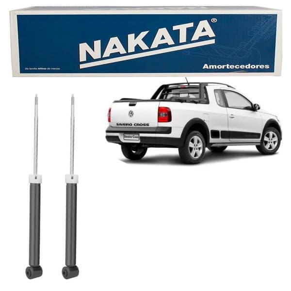 PAR Amortecedor Traseiro Saveiro 2009 ate  2025 Nakata HG31152
