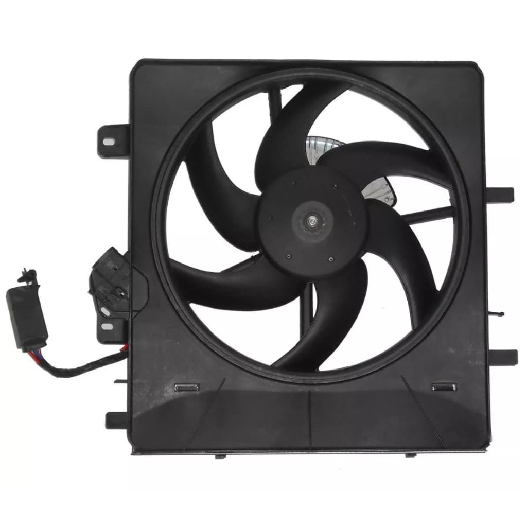 Ventoinha Defletor Para Citroen C3 1.4 1.6 2003 A 2008 Com Módulo Procooler