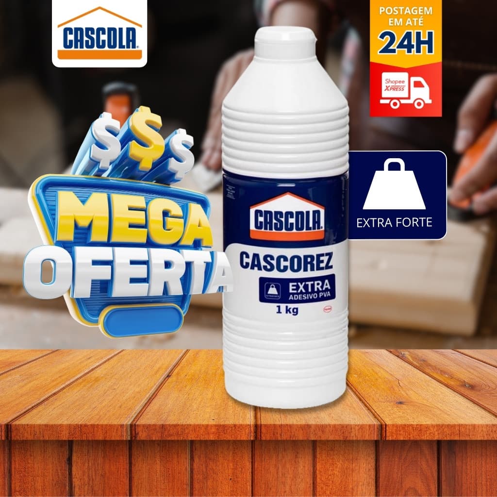 Cola Branca Líquida Cascorez Extra Adesivo Pva 1 Kg