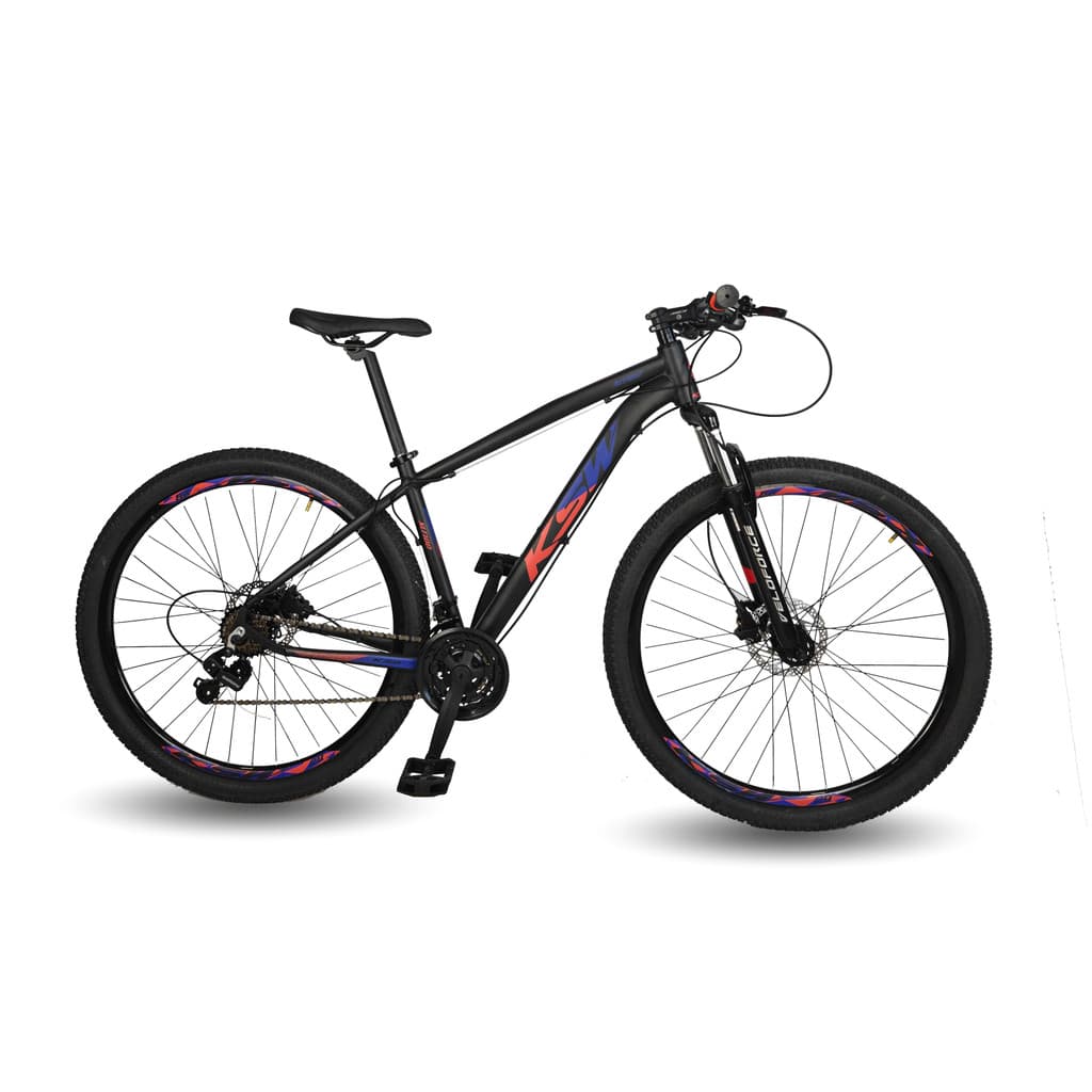 Bicicleta Aro 29 Ksw 21v com suspensão e freios a disco