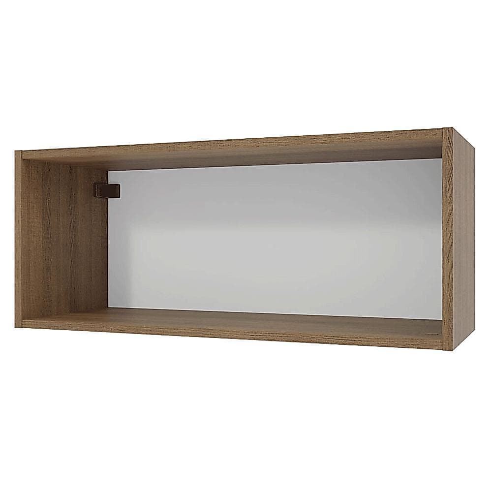 Armário Aéreo para Quarto 80 cm Nicho Aberto Neo Madesa