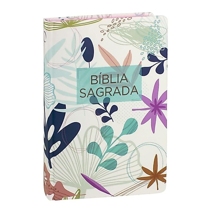 Bíblia Sagrada ARA | Letra Normal | Capa Dura | Flores