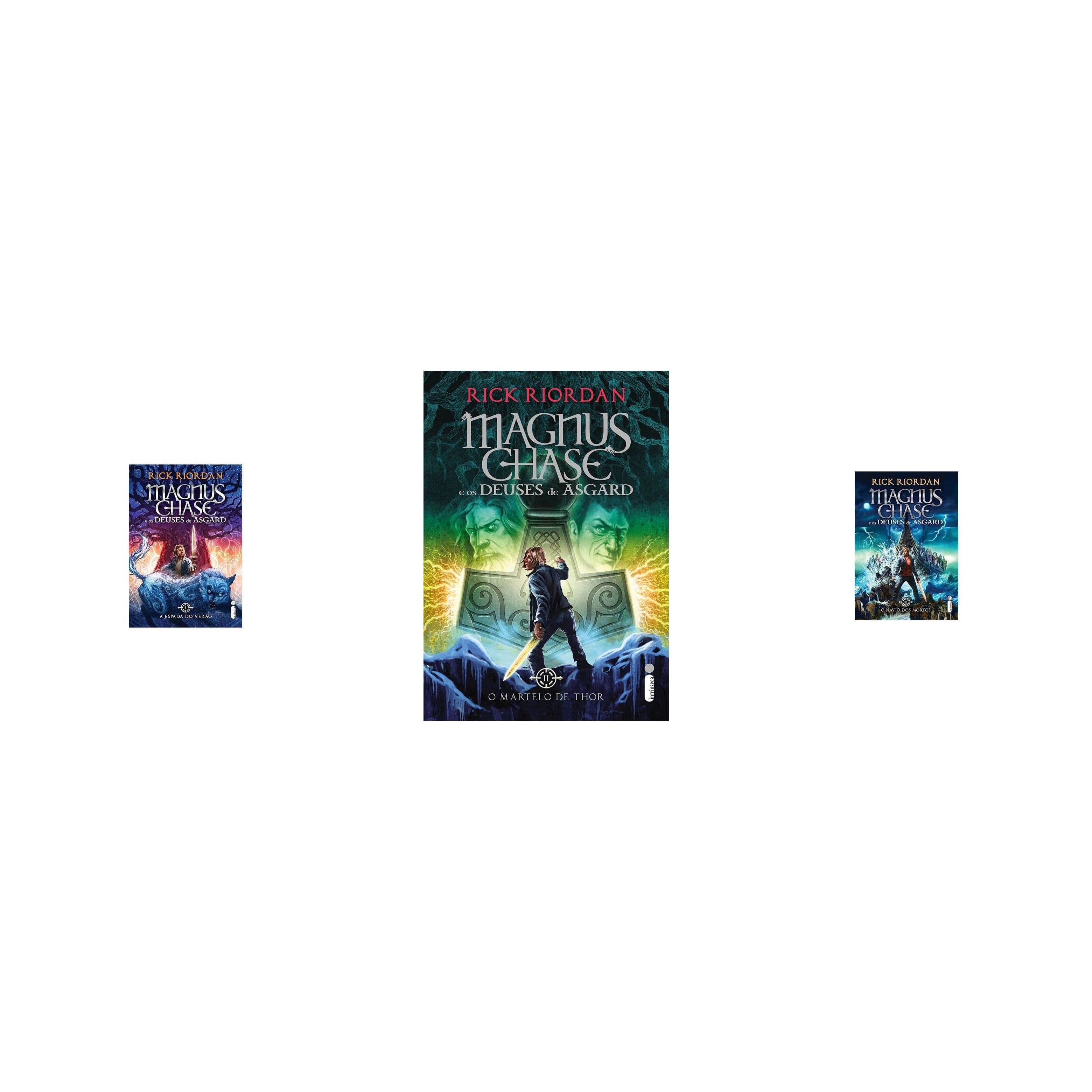 Livro Kit Série Magnus Chase e os deuses de Asgard (Os 3 volumes da Série) Rick Riordan Intrínseca