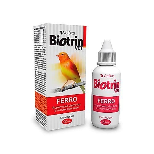 Suplemento Biotrin Vet Ferro Vetbras 20 mL
