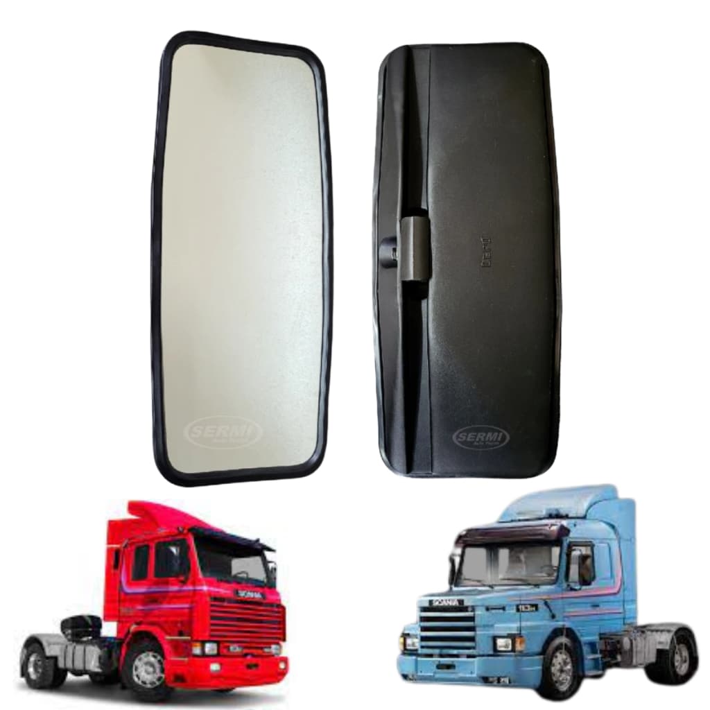 Espelho Retrovisor Scania T/R 112 / 113 / 142 / 143 49x22cm Bepo