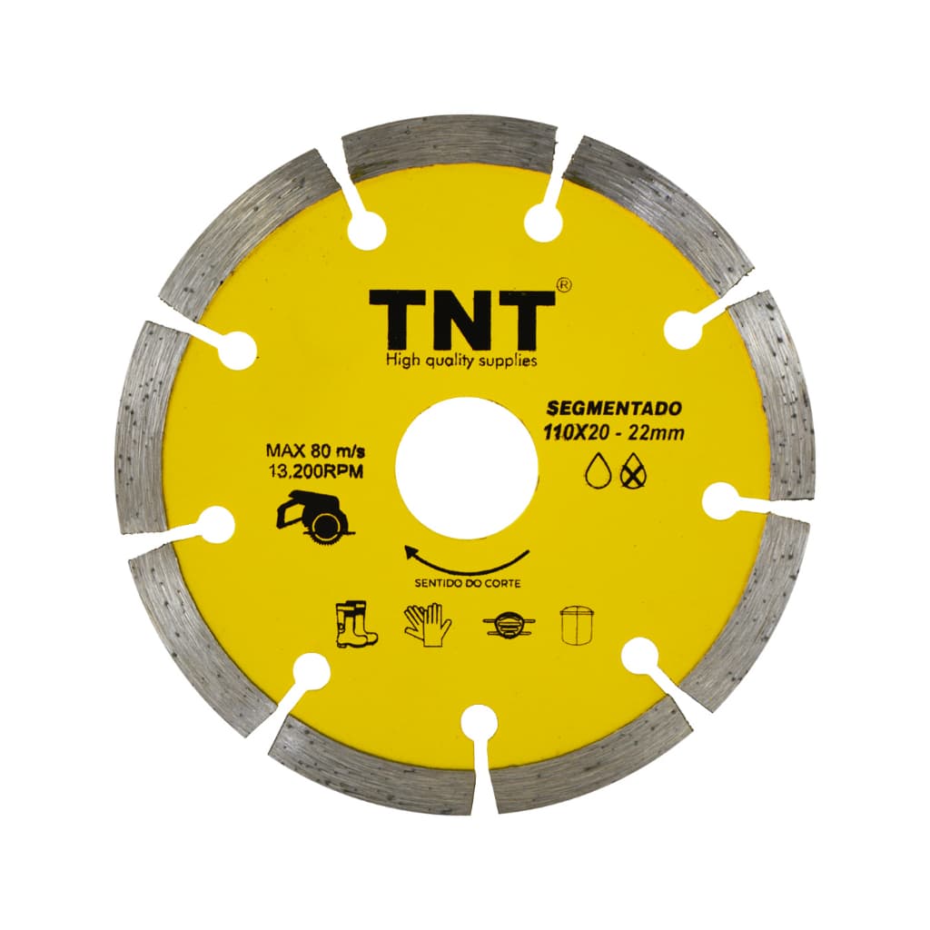 Disco Diamantado kit c/05pçs Concreto Alvenaria 110mm P/makita Serra Mármore