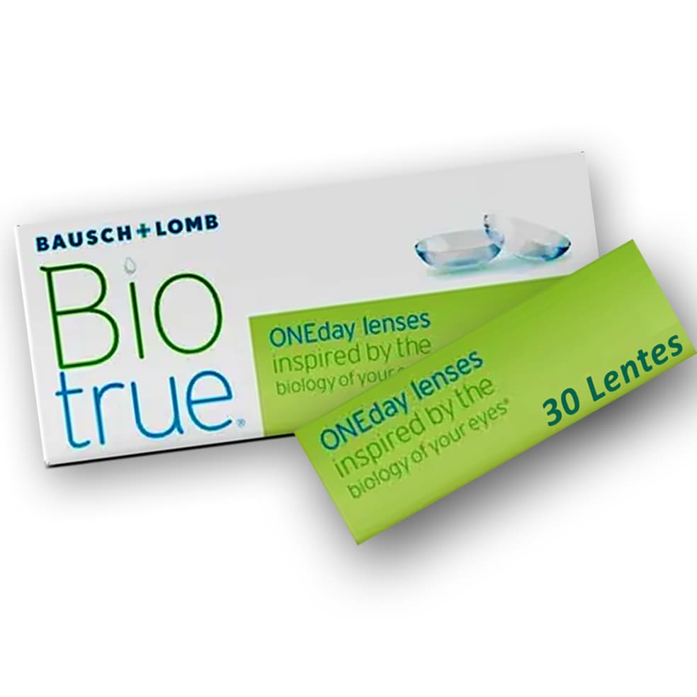 Lente Contato 1 Day Biotrue - 30 Dias De Uso