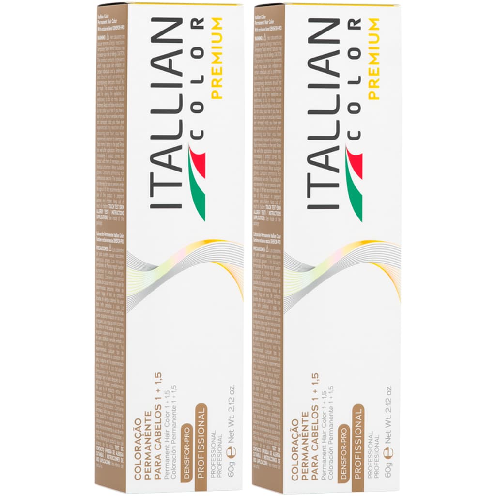 Kit 2 Colorações Itallian Color Hairtech 60g Tinta De Cabelo À Escolher