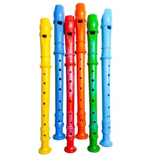 20 Flauta Doce Infantil Brinquedo Musical Lembrancinha Para Aniversario Quermesse Prenda Criança
