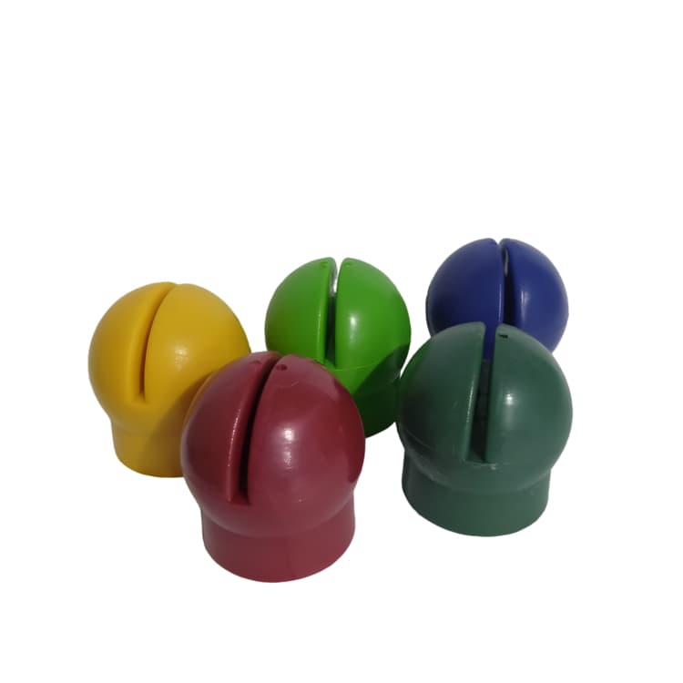 Kit com 6 Ponteiras Coloridas para Pula Pula Cama Elástica Trampolim 1,40m 1,83m 2,00m 2,30m 2,44m