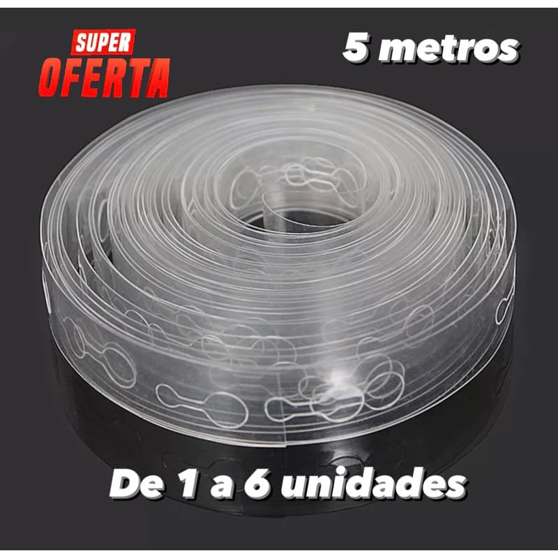 1~6 KIT FITA PARA ARCO DESCONSTRUÍDO PARA BALÃO COM 5 METROS SUPORTE (CHOCO)