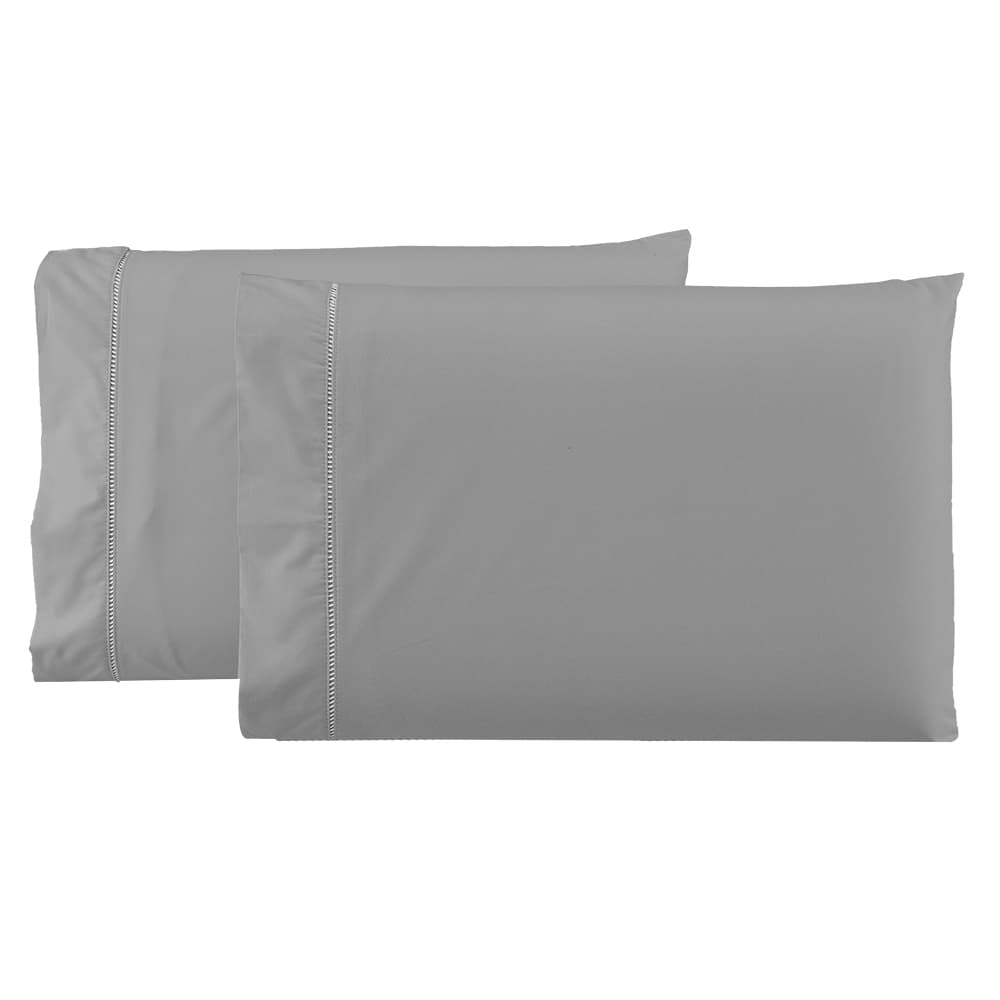 Kit Par de Fronhas Percal 400 Fios 50x70 Ponto Palito