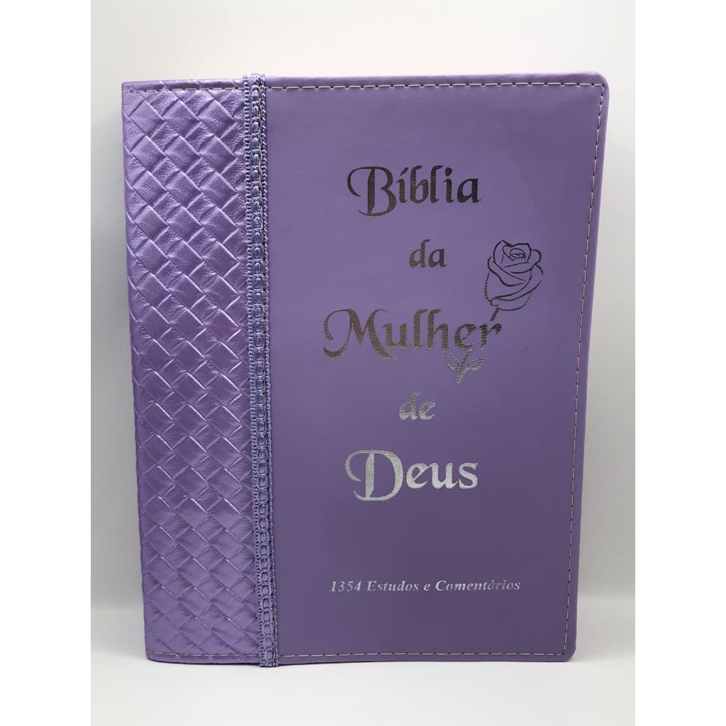 Bíblia de Estudo Da Mulher de Deus - Luxo - Falas de Jesus em Realce - Com índice