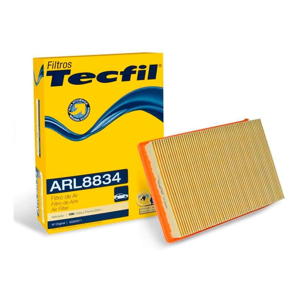 Filtro De Ar Do Motor Gm Celta, Prisma - Tecfil Arl8834