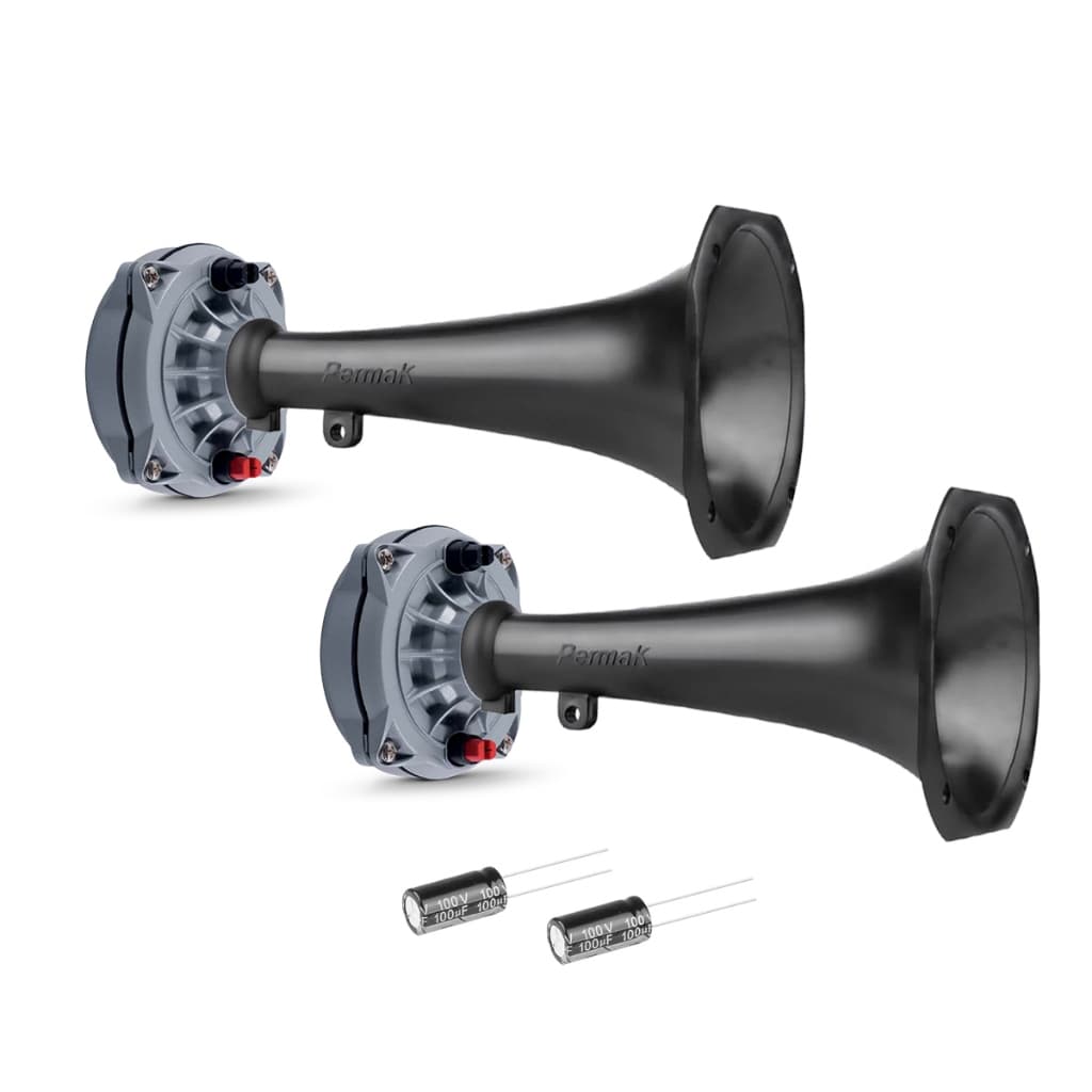 Kit 2 Driver JBL D250X 100w Rms 2 Corneta Longa Permak E Capacitores