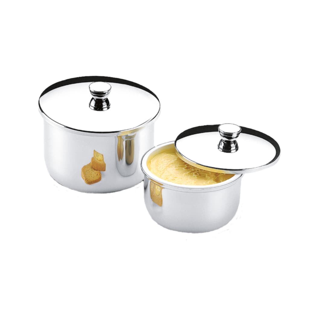 Margarineira Para Pote Brinox Atina 250 Gramas Aço Inox