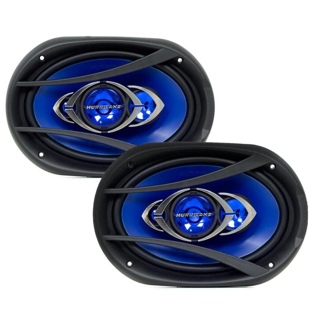 Alto Falante 6x9 Polegadas Hurricane 180w Rms CM69 Quadriaxial 4 Ohms Bobina Simples 180W RMS Par