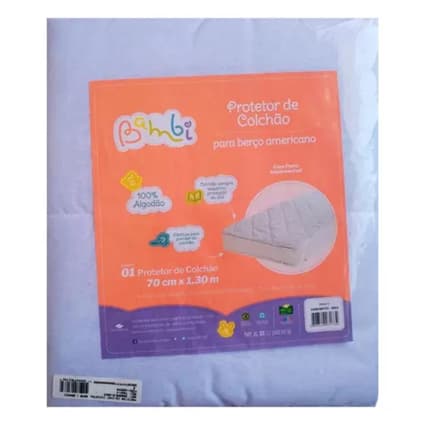 Protetor De Colchão P/ Berço Americano Bambi - Envio Imediato