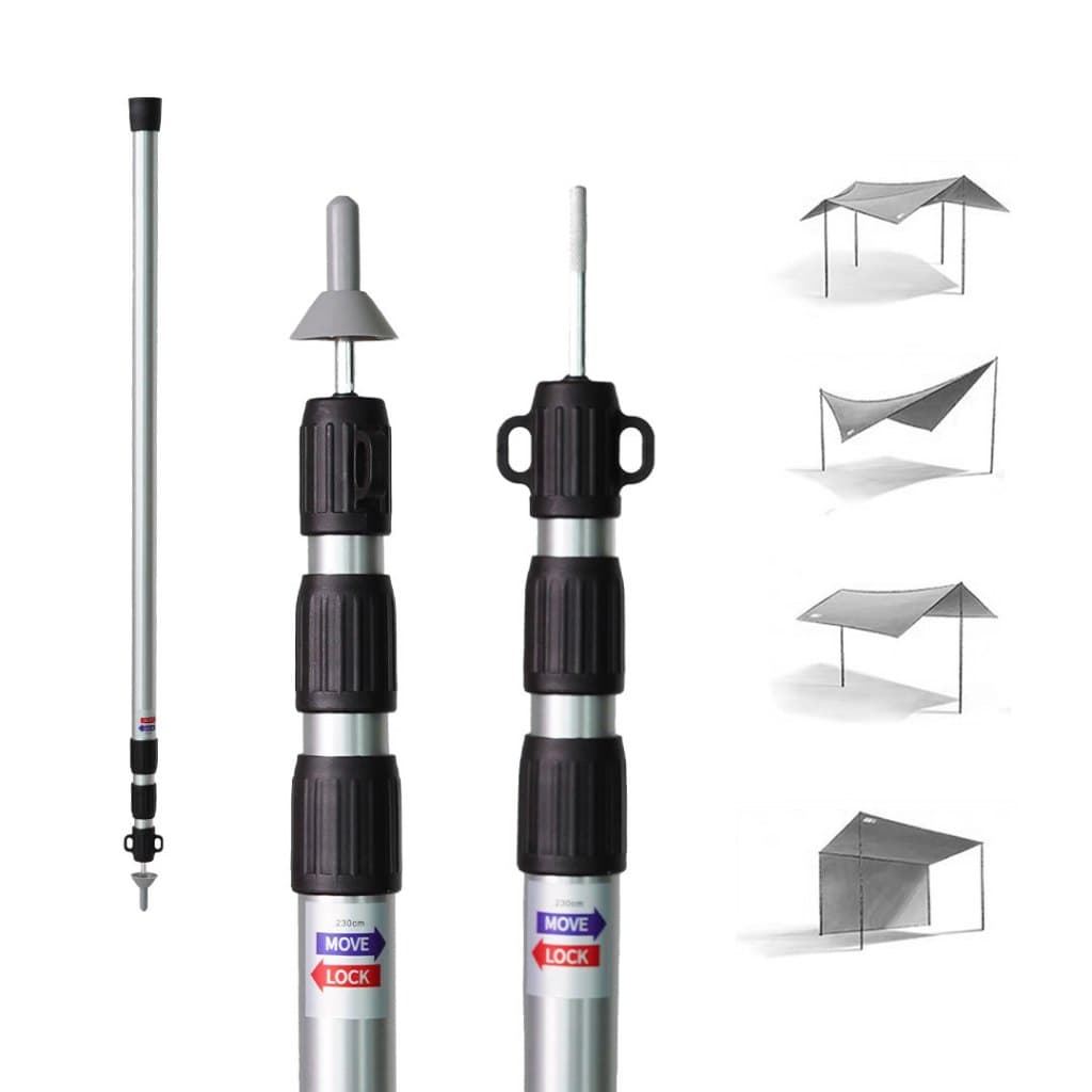 Vareta para Barraca Tenda Suporte Portátil Ultraleve Liga De Alumínio 6061 Bask
