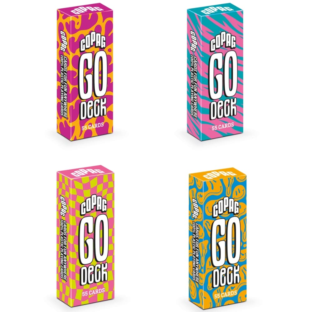 Baralho Go Deck 100% Plástico COPAG 55 Cartas Naipe Convencional Truco Jogar Profissional Amador