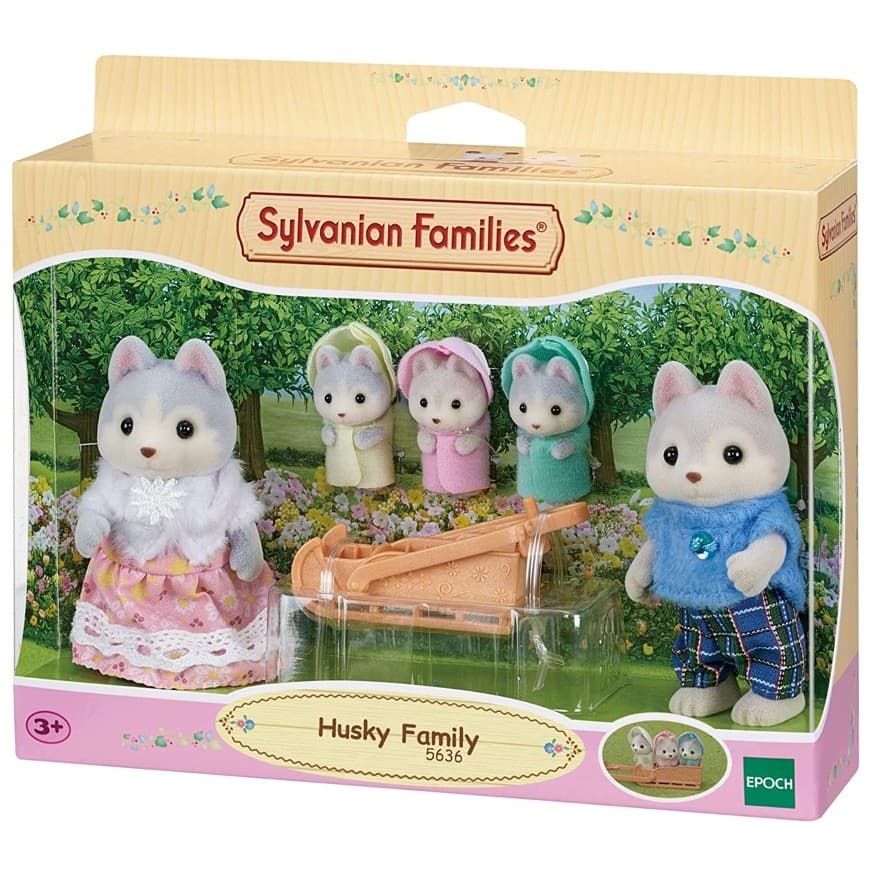 Sylvanian Families Família dos Huskys - Epoch