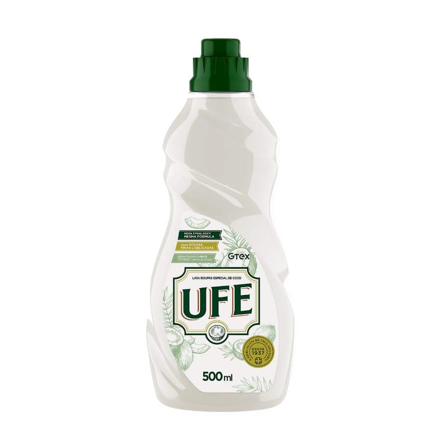 Sabão Líquido Lava Roupas Coco UFE 500ml