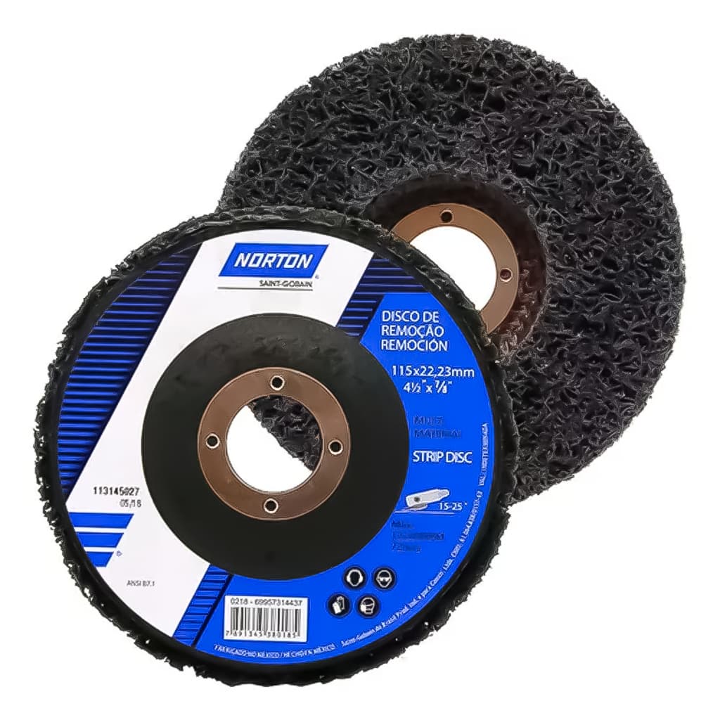 Disco De Desbaste Para Limpeza Remoção Tinta E Etc Strip Disc 115x22mm