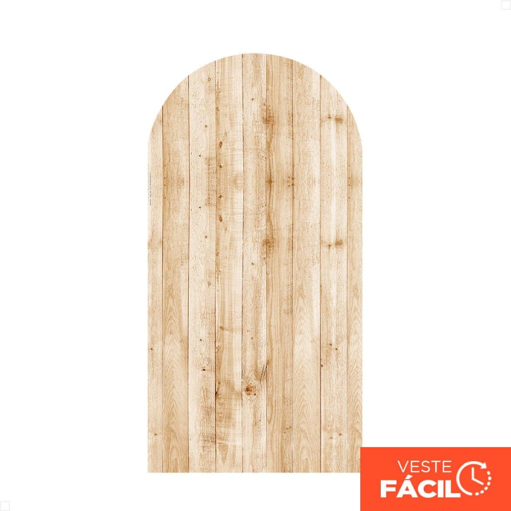 Capa Painel Romano Festa Madeira Sublimado Em Tecido Com Elástico 2x1m