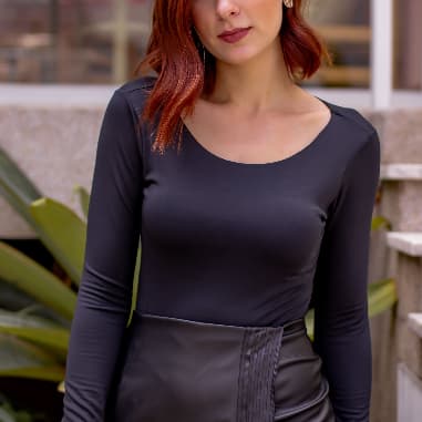 Body Feminino Manga Longa - Varias Cores