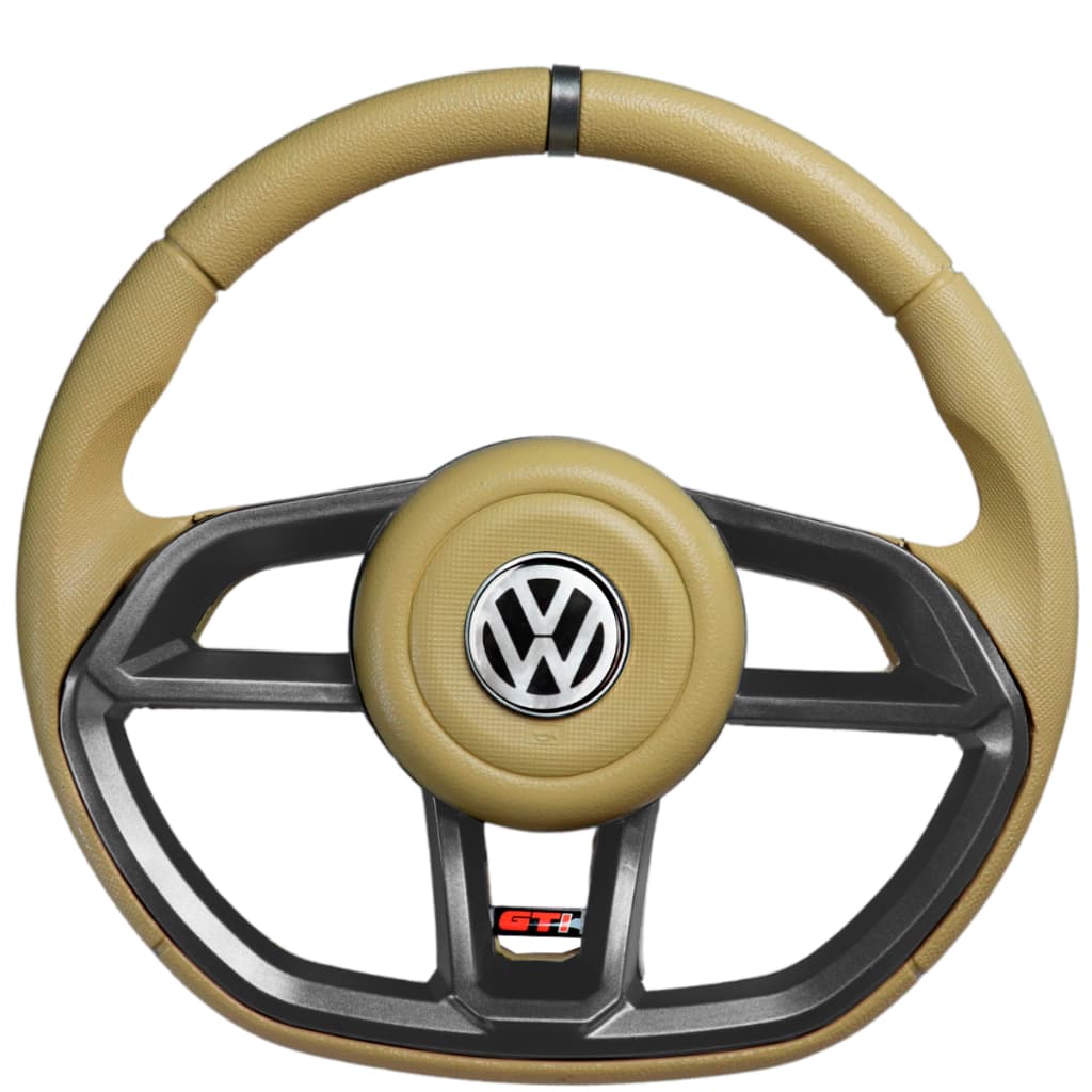 Volante Esportivo Gti Grafite VW Fusca Variant Buggy Bugre Estria Grossa