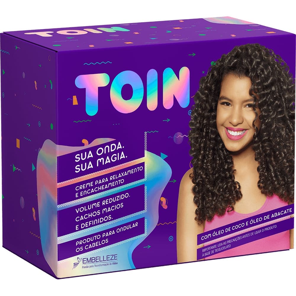 Kit Creme para Relaxamento e Encacheamento Toin Embelezze